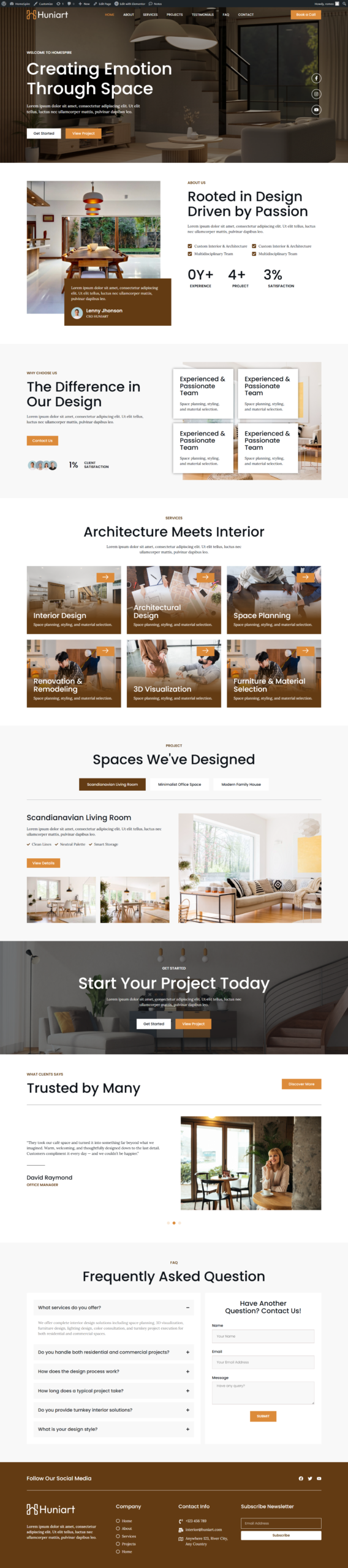 HomeSpire Complete Website SS